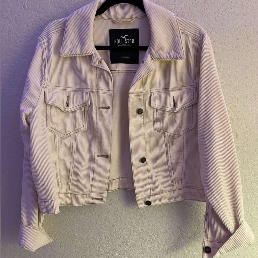 Tan Hollister Corduroy Jacket